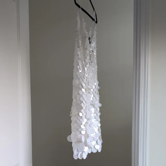 White Sequin Dress - Picture 4 of 5
